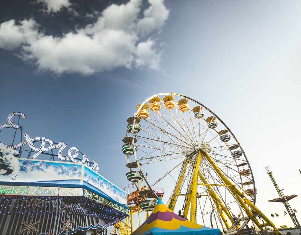 ferris wheel at state fairs or county fairs