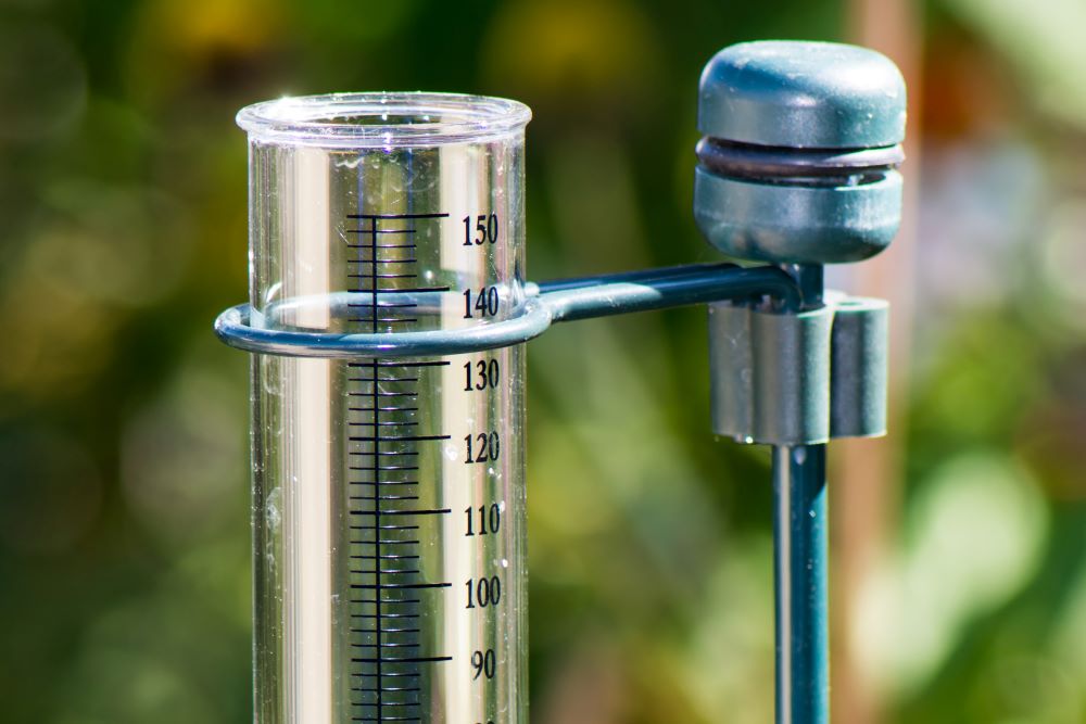 rain gauge to possibly decide if event is rained on vs rained out