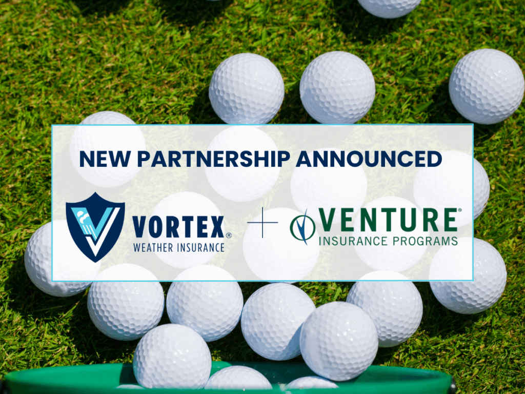 Venture Programs Selects Vortex Weather Insurance as Partner to Provide Parametric Rain & Hurricane Insurance to Private Golf Clubs